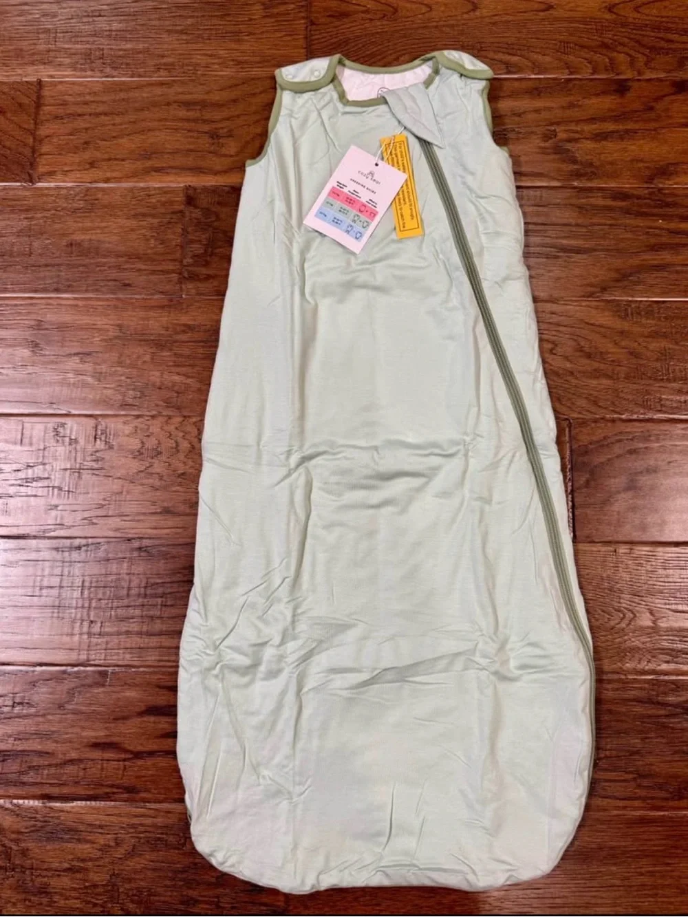 Soft Sage Sleep Sack for Kids - Lightweight Sleeveless Sleep Sack